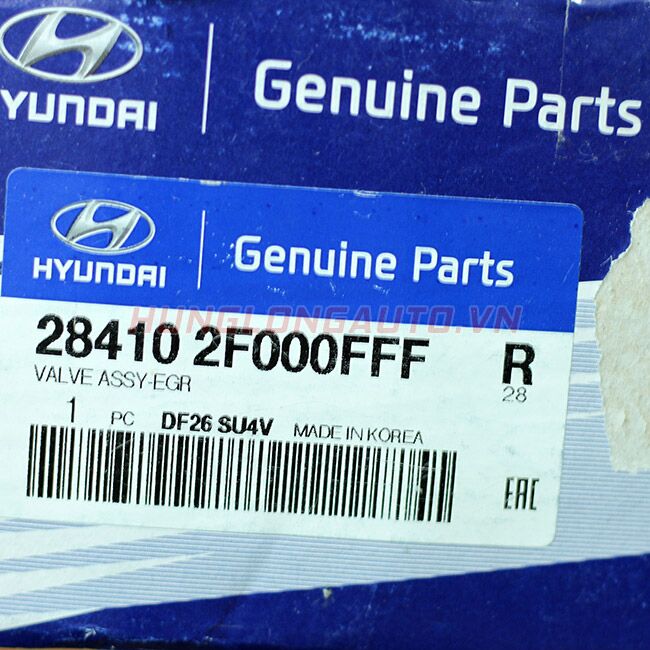 Van tuần hoàn khí thải EGR Hyundai Santafe, Tucson | 284102F000 Van tuần hoàn khí thải EGR Hyundai Santafe, Tucson | 284102F000